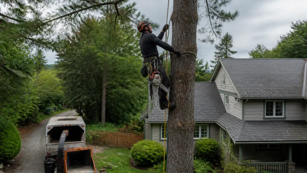 Prix d'un abattage d'arbre de 15 m : ce que facturent vraiment les pros