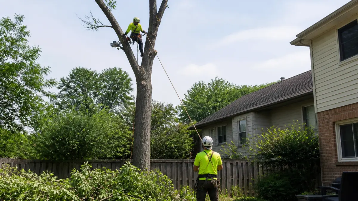 Prix d'un abattage d'arbre de 20 m : grille tarifaire et facteurs de variation